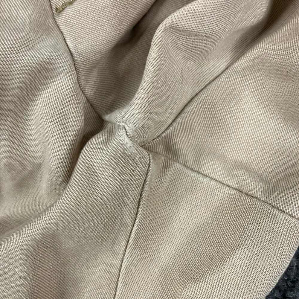 Old Navy Pants Mens Size 38x32 Beige Chino Straight Fit Flat Front Casual Slacks
